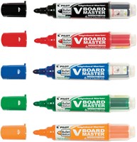 Pilot V board Master whiteboard marker blauw-3