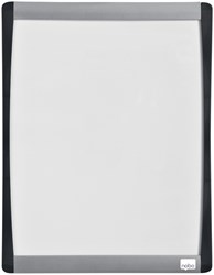 Mini Whiteboard Magnetisch 28x21.5cm Gebogen Lijst Zwart/Zilver Rexel