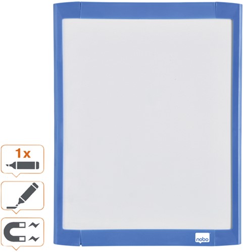 Mini Whiteboard Magnetisch 21.6x28cm Assorti Nobo-2
