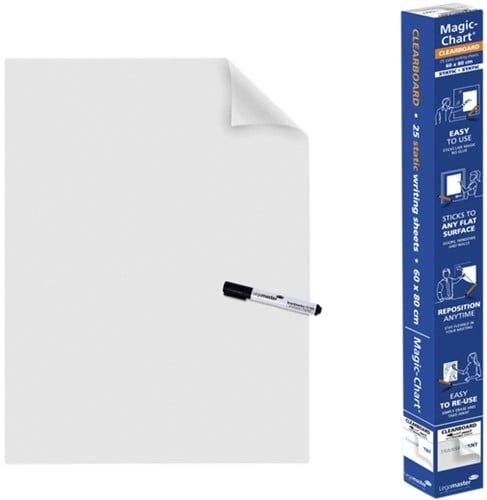 Magic-Chart Legamaster Whiteboardfolie 60x80cm transparant