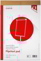 Flipoverpapier blanco en ruit 65x98cm 50vel Quantore