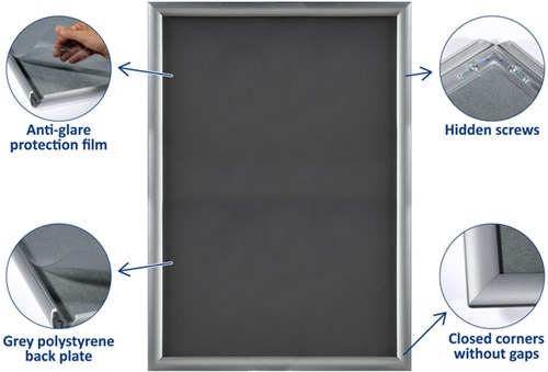 Kliklijst 50 x 70cm B2 25mm OPUS 2-3