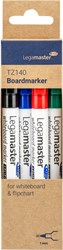 Whiteboard stiften Legamaster TZ140 rond assorti 1mm 4st