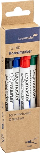 Whiteboard stiften Legamaster TZ140 rond assorti 1mm 4st-2