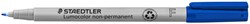 Staedtler OHP-marker Lumocolor Non-Permanent blauw fijn 0,6 mm