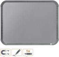Mini Whiteboard 22x28cm Slim Line Zilver Nobo-2