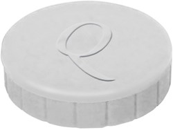 Ronde magneten diamter 20mm wit doos van 10 stuks