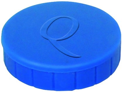 Ronde magneten diameter 32mm blauw doos van 10 stuks