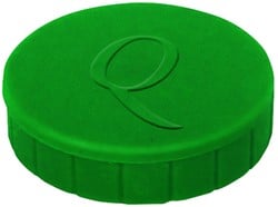 Ronde magneten diameter 20mm groen doos van 10 stuks