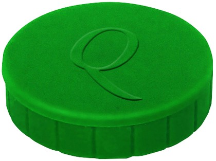 Ronde magneten diameter 20mm groen doos van 10 stuks