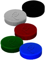 Ronde magneten diameter 20mm groen doos van 10 stuks-1