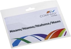 Badge pashouder Opus 2 open 90x60mm