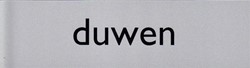Pictogram duwen 165x44mm
