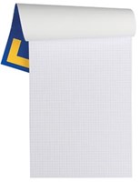 Schrijfblok A4 ruit 5mm 100 vel kopgeniet-2