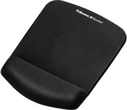 Fellowes PlushTouch muismat met polssteun zwart