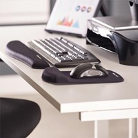 Fellowes PlushTouch toetsenbordpolssteun zwart-3