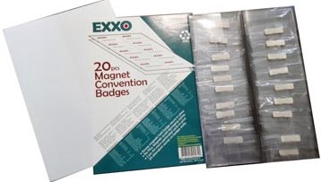 Badge met magneet, 60 x 90 mm, doos van 20 stuks-2