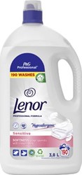 Lenor Professional wasverzachter sensitive fles van 3,8 l