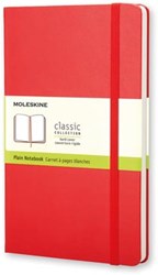 Moleskine Notitieboek Pocketformaat Blanco Rode Harde Kaft