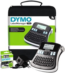 Labelprinter Dymo Labelmanager 210D QWERTY met koffer 1 stuk zwart