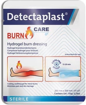 Detectaplast Burn Care hydrogel compres voor brandwonden 20 x 20 cm-2