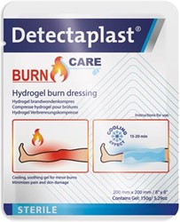 Detectaplast Burn Care hydrogel compres voor brandwonden 20 x 20 cm