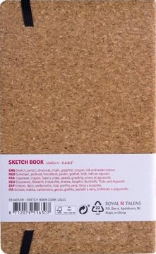 Schetsboek Talens Art Creation kurk 13x21cm 140gr 80vel-3