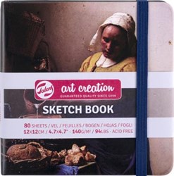 Talens Art Creation schetsboek Het Melkmeisje 12 x 12 cm