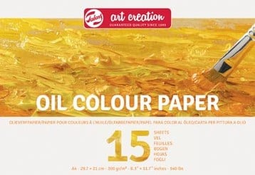 Talens Art Creation olieverfpapier, 300 g, ft 21 x 29,7 cm, A4, blok van 15 vel