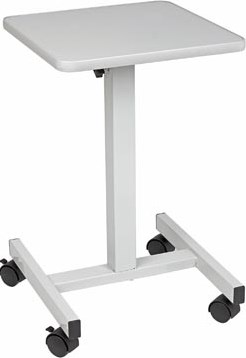 MAUL projectietafel, grijs, ft 38 x 38 cm, h 64-100 cm-2