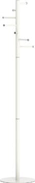 MAUL kapstok Caurus metaal hoogte 177 cm 7 ophangrails wit RAL9010
