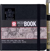 Sakura schetsboek, 140 g/m², ft 12 x 12 cm, wit, 80 vel-2