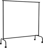 MAUL kledingrek Limbo metaal, 4 geremde wielen, hg156xbr151(220)x50cm, tot 30kg,  zwart RAL9004-2