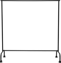 MAUL kledingrek Limbo metaal, 4 geremde wielen, hg156xbr151(220)x50cm, tot 30kg,  zwart RAL9004
