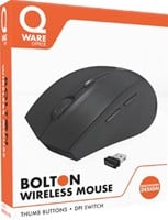 Qware draadloze muis Bolton zwart-2