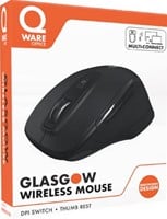 Qware draadloze muis Glasgow zwart-1