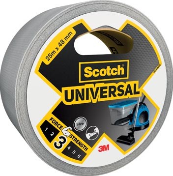 Scotch ducttape Universal, ft 48 mm x 25 m, zilver-2