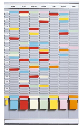 Planbord A5540-5811 week 35vaks grijs