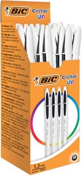 Bic balpen Cristal Up zwart
