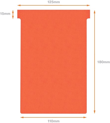 Planbord T-kaart Nobo nr 4 112mm rood-3