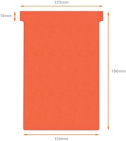 Planbord T-kaart Nobo nr 4 112mm rood-6