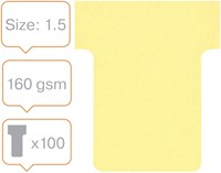 Planbord T-kaart Nobo nr 1.5 geel 36mm-5
