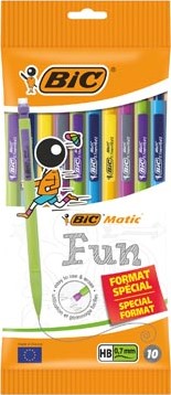 Bic Matic vulpotlood Fun 0,7 mm ophangzakje van 10 stuks