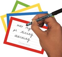 Correctbook Flashcards 7,5 x 11cm assorti + doekje en stift-2