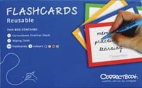 Correctbook Flashcards 7,5 x 11cm assorti + doekje en stift-3