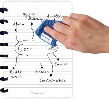 Correctbook A5 gelijnd uitwisbaar / herbruikbaar schrift wit-2