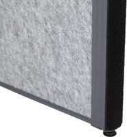 Scheidingswand MAUL akoestiek antraciet voet-2