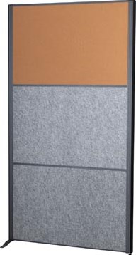 Scheidingswand MAUL akoestiek antraciet/kurk voet-3