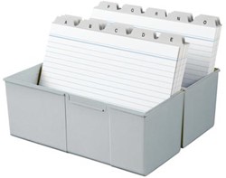 Han systeemkaartenbak A5 formaat, grijs
