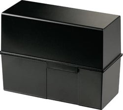 Han systeemkaartenbak A5 formaat, zwart